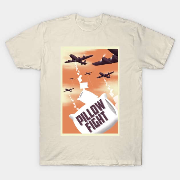 Pillow Fight T-Shirt by TomMcWeeney